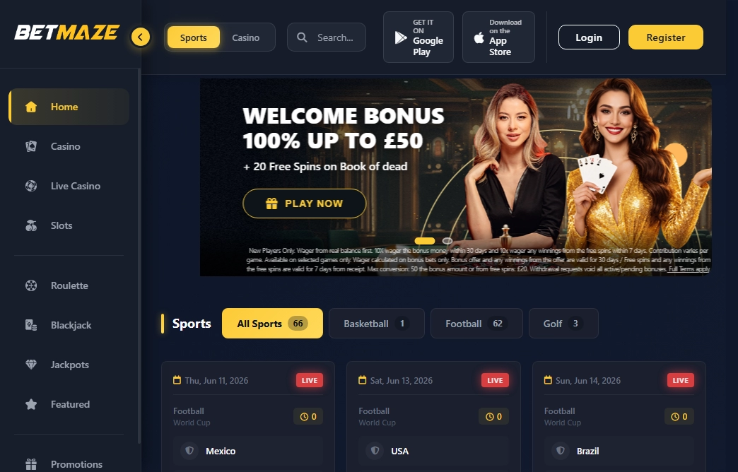 SparkleSlots Casino Desktop screenshot